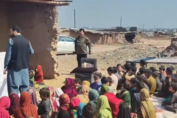 Pakistani refugee camp